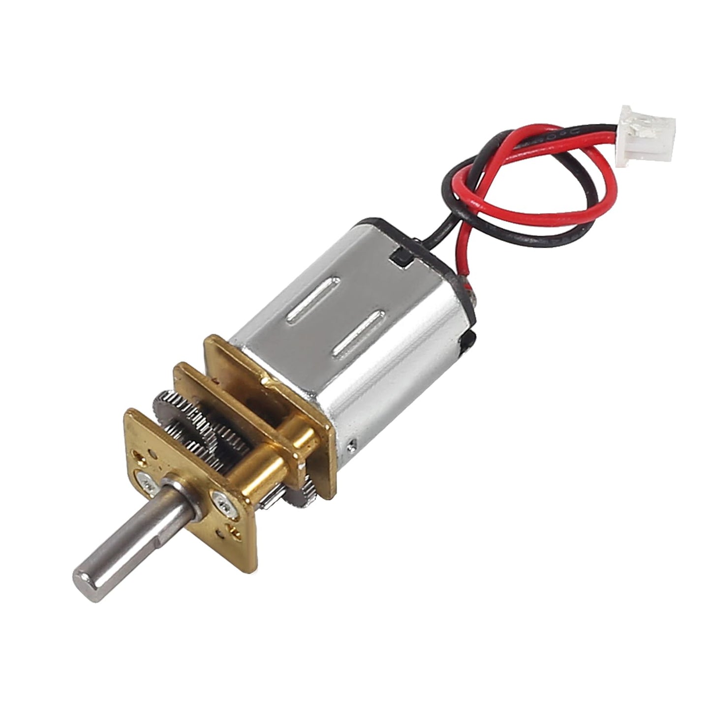 XIITIA 4pcs DC 3V-6V Mini N20 Gear Motor Slow Speed Full Metal Gearbox with Terminal for Smart Car DIY RC Toys