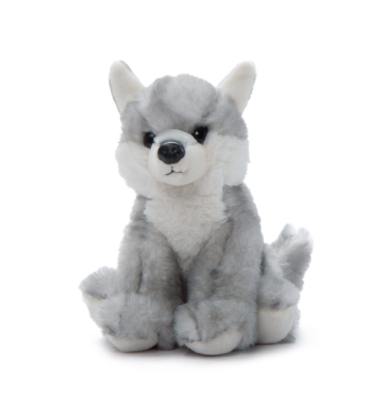 The Petting Zoo Grey Wolf Plush Stuffed Animal, 6-inch Soft Toy, Model 421003, Perfect Gift for Kids