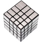 Cuberspeed 4X4 Mirror Cube Silver Sticker Magic Cube Black 4X4X4 Speed Blocks