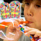 JA-RU Bloonies Plastic Bubbles Toys - 24 Pack (192 Tubes) - Retro Fidget Balloons - Ethylene Vinyl Acetate - Party Favors & Supplies