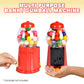 Artcreativity Gumball Machine For Kids, Set Of 3, 6.5 Inch Desktop Bubble Gum Mini Candy Dispenser, Valentines Gift For Kids, Un