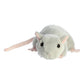Aurora® Adorable Mini Flopsie™ Mouse Stuffed Animal - Playful Ease - Timeless Companions - Gray 8 Inches