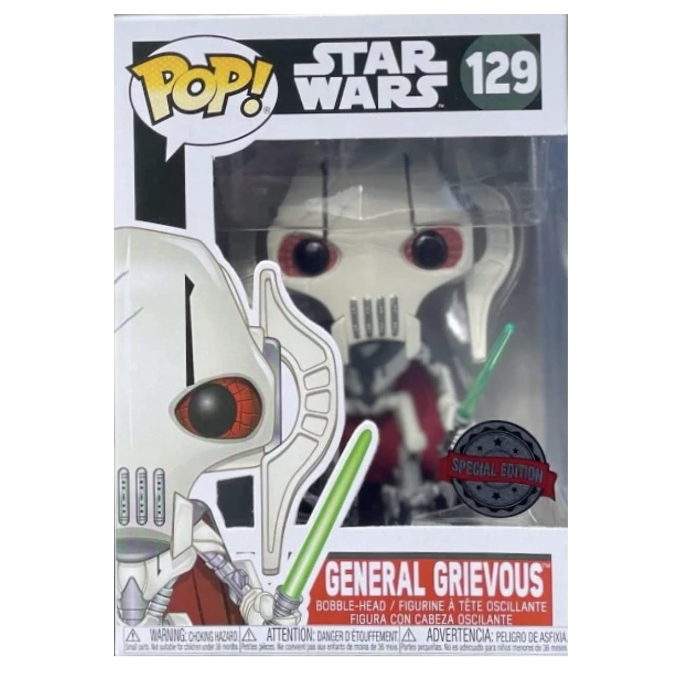 Figurine Funko Pop General Grievous N°449 Star Wars Spécial Figurine Funko Pop General Grievous N°449 Star Wars Spécial