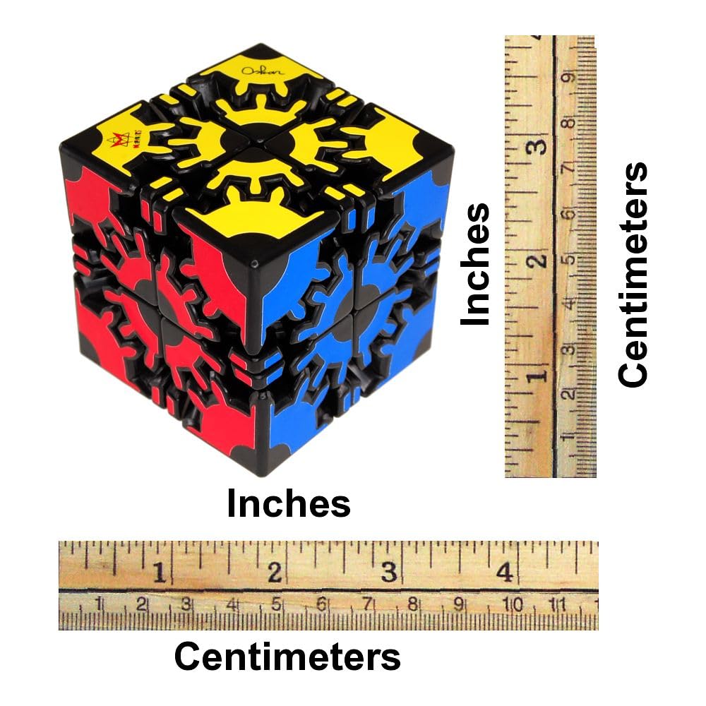 Meffert'S David'S Gear Cube - Black Body