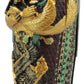 Gifts & Decor Ebros Egyptian King Tutankhamun Pharaoh Sarcophagus Coffin With Mummy Figurine Set 4' Long Egyptian Pharaoh Tombstone Historical Sculpture
