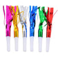 Binaryabc Noise Maker,Metallic Fringed Blowouts Whistles,Party Blowers Whistles,For Birthday Party Favors, New Years Party 30Pcs