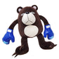 Lixinya Anime Bear Stuffed Animal Brown Bear Plush Cartoon Figure For Kids 9.8 Inches