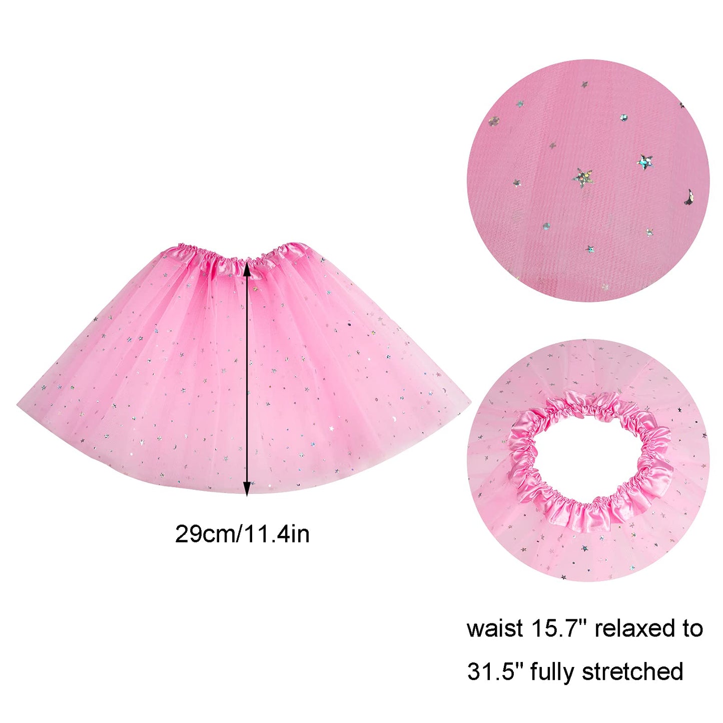 Jmkcoz Animal Fancy Pig Costume Set Pink Pig Ears Headband Nose Tail Bow Tie Tutu Skirt For Christmas Halloween Dress Up Cosplay Party
