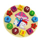 Merishopp Early Learning Sorting Clock Puzzle Play Toy For Toddlers Kids