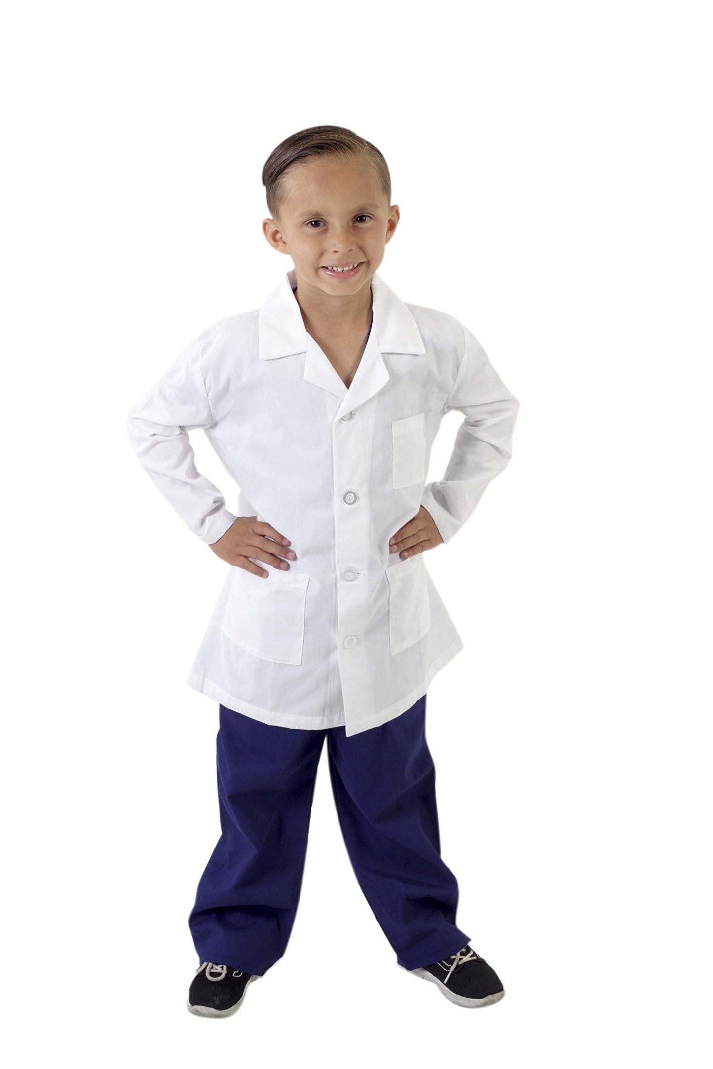 Natural Uniforms Childrens Lab Coat-Soft Touch, 16/18