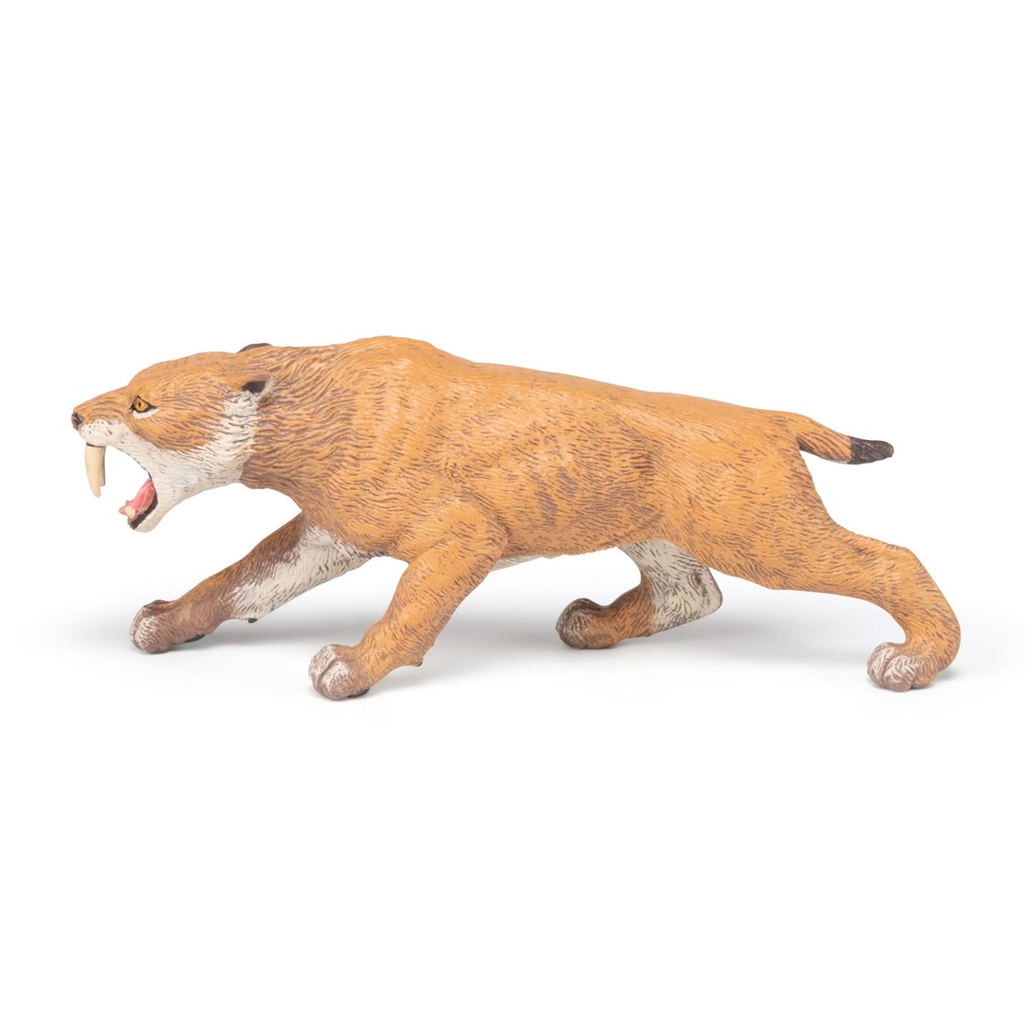 Papo Smilodon Saber-Tooth Cat Figure - 6.5 Inch Multicolor Plastic Model 55022