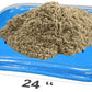 CoolSand Natural 5 Pound Refill Pack - Including: 5 Pounds Moldable Indoor Play Sand, Storage Container and Inflatable Sandbox