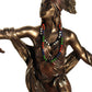 Oya - Goddess Of Wind, Storm And Transformation Figurine, Bronze Color