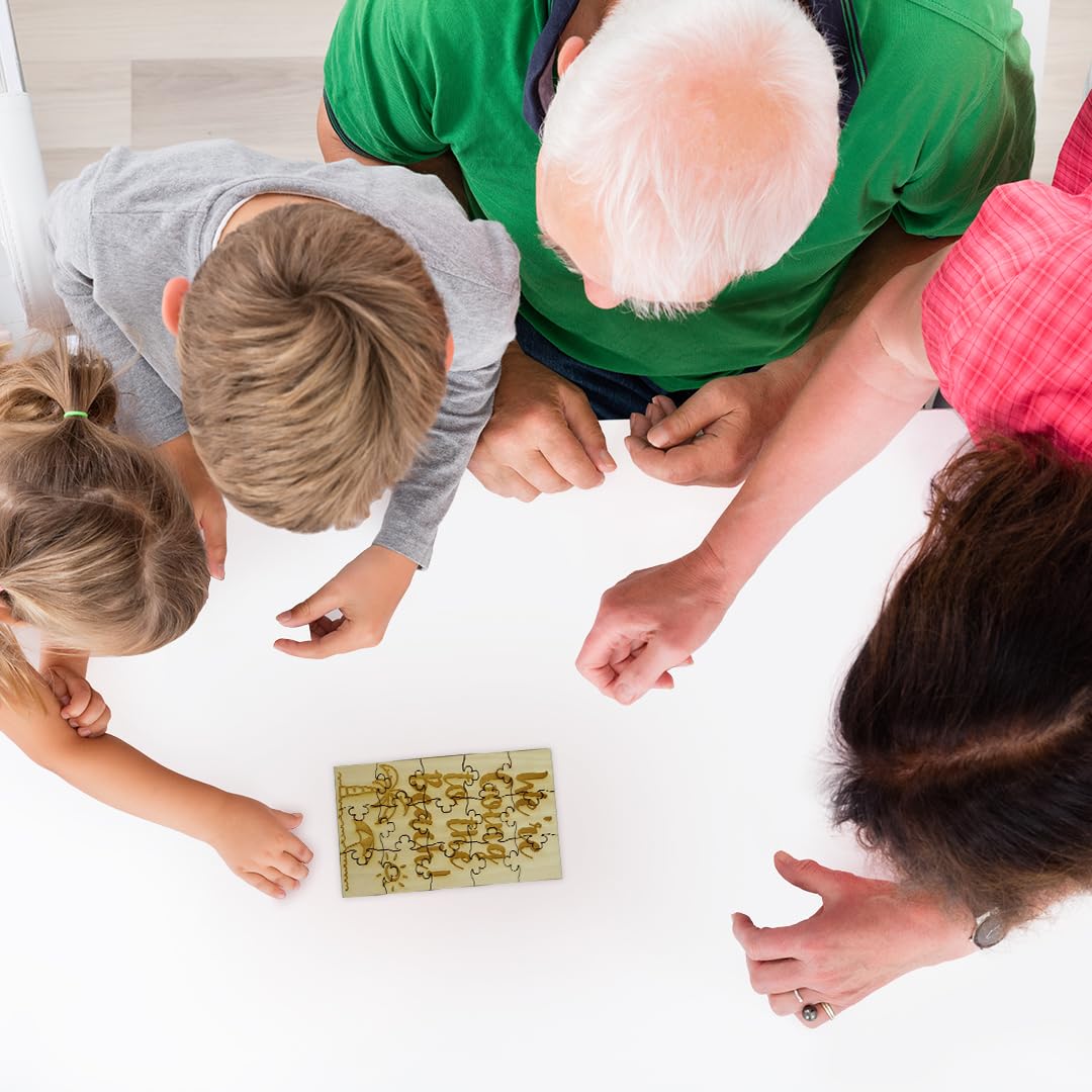 We'Re Going To The Beach - 15 Piece Wood Jigsaw Puzzle, 6' X 3.5' Surprise Vacation Announcement Reveal