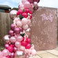 Bezente Pink Balloons Set, 60pcs 12" Metallic & Latex Balloons for Birthday, Wedding, Baby Shower - Multiple Pink Colors