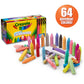 Crayola Ultimate Washable Chalk Collection 64ct - Multi Color Anti-Roll Sidewalk Chalk for Kids, Ideal for Outdoor Use