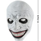 ABONDEVER Scary Halloween Mask Smiling Demon Mask Creppy Halloween Masks with White Eye Evil Devil Horror Latex Mask