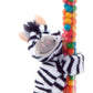 The Petting Zoo Zebra Stuffed Animal Plushie Slap Bracelet, Gifts For Kids, Candypalz, Zoologee Zebra Plush Toy