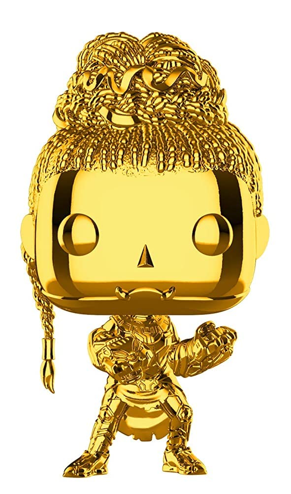 Funko Pop! Marvel Studios Ten Years Black Panther Gold Metallic Shuri Fall Convention limited availability Figure