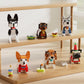 6Pack Party Favors Mini Dogs Building- Compatible With Lego Set For Boys 8-14, Adorable Animals Building Sets, Party Favors Birt