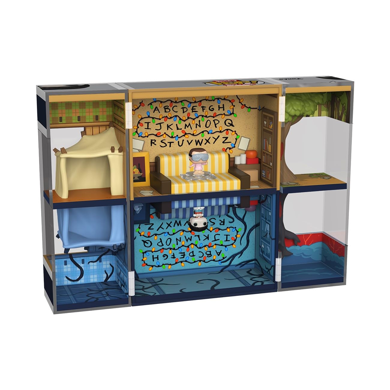 Funko Bitty Pop! Bitty Boxes: Stranger Things - Byers House Playset with 2 0.9 Inch (2.2 Cm) Tiny Mini Figures - Collectable Dis