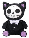 Summit Collection Furrybones Black Cat Mao Mao Wearing White Bow Tie Small Plush Doll