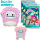 Squishmallow Official Kellytoy Collector'S Tin Set With Micromallow Exclusive Pin And Trading Cads Choose Your Favorite Or Collect Them All (Brina The Bigfoot)