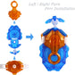 Anliv Art Battling Tops Burst Launcher B-184, L/R Two-Way, DB Layer System, Pull-Wire Launcher - Azure Color