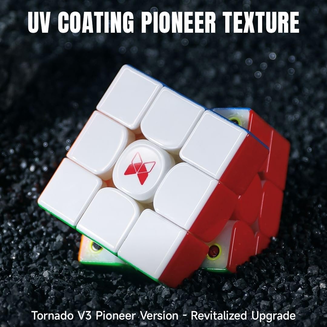 CuberShop QY X Man Tornado V3 M (Pioneer, MagLev Ver.), 2022 New 3x3 Magnetic Speed Cube, Best Version of The Tornado V3 Series,