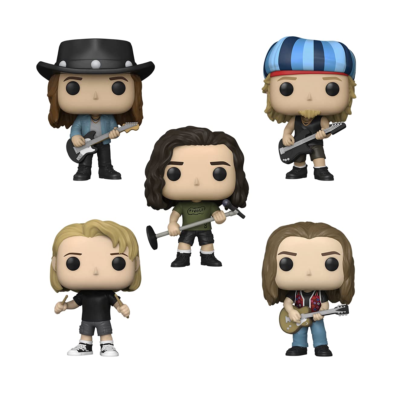 Funko POP Rocks Pearl Jam 5-Pack Vinyl Figures, Standard Size, Multicolor, Model 60042