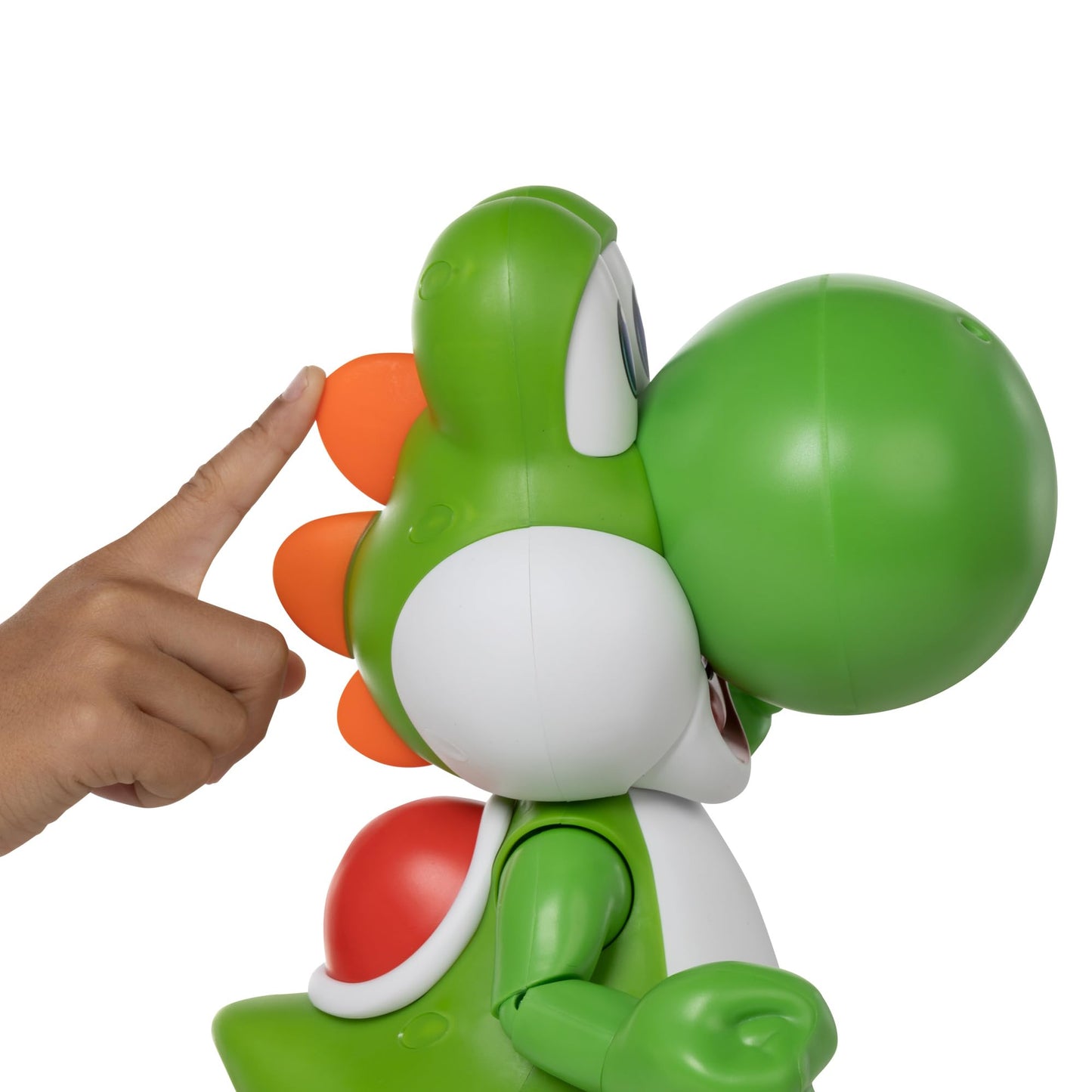 Super Mario Interactive Yoshi Action Figure - 12 Inch, Plastic, 20+ Sounds, Model 413994
