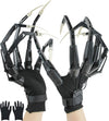 Foggizo Articulated Fingers With White Fingernails, Articulated Finger Extensions With Gloves, Halloween Finger For Any Costume,