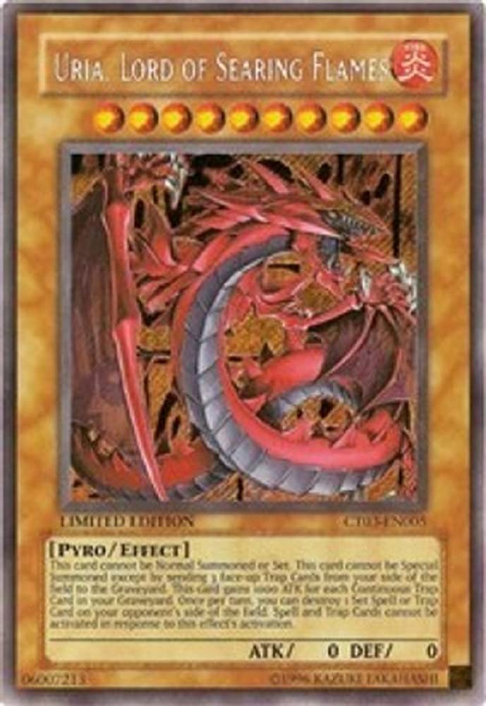 Yu-Gi-Oh! - Uria, Lord Of Searing Flames (Ct03-En005) - 2006 Collectors Tins - Limited Edition - Secret Rare