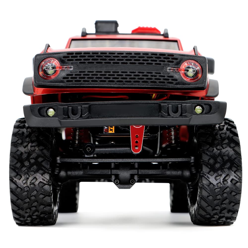 EPINON for AXIAL SCX24 Servo Metal Gear EMAX RC Servo Steering Servo with Servo Mount Bracket and Arm SCX24 Upgrade Parts (Red)