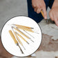 Merishopp 9Pcs Clay Sculpting Tools Wooden Handle Shaping Scraping Modeling Clay Tools Crafts | Sculpting, Molding & Ceramics | 
