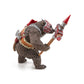 Papo - Mutant Bear Figurine - Hand-Painted Fantasy Warrior Toy for Kids Age 3+ - 36044 - protective coveringed Bear with Mace and Claws - Fantasy & Medieval Collection