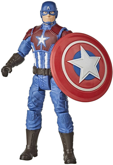 Marvel Hasbro Gamerverse 6-inch Captain America Action Figure Toy  Shining Justice protective covering  Ages 4 and Up