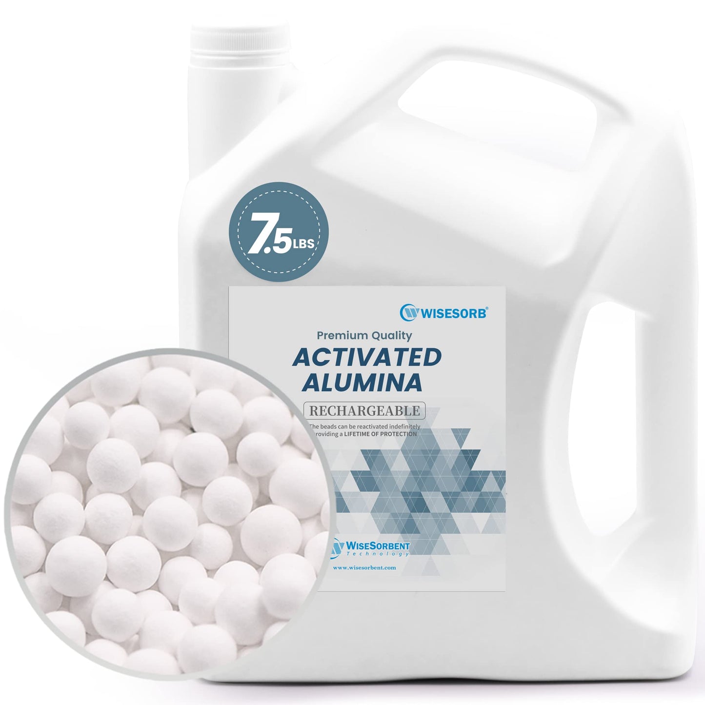 Wisesorb 7.5 LBS Activated Alumina  Alumina Desiccant  Reusable Desiccant Dehumidifier-New