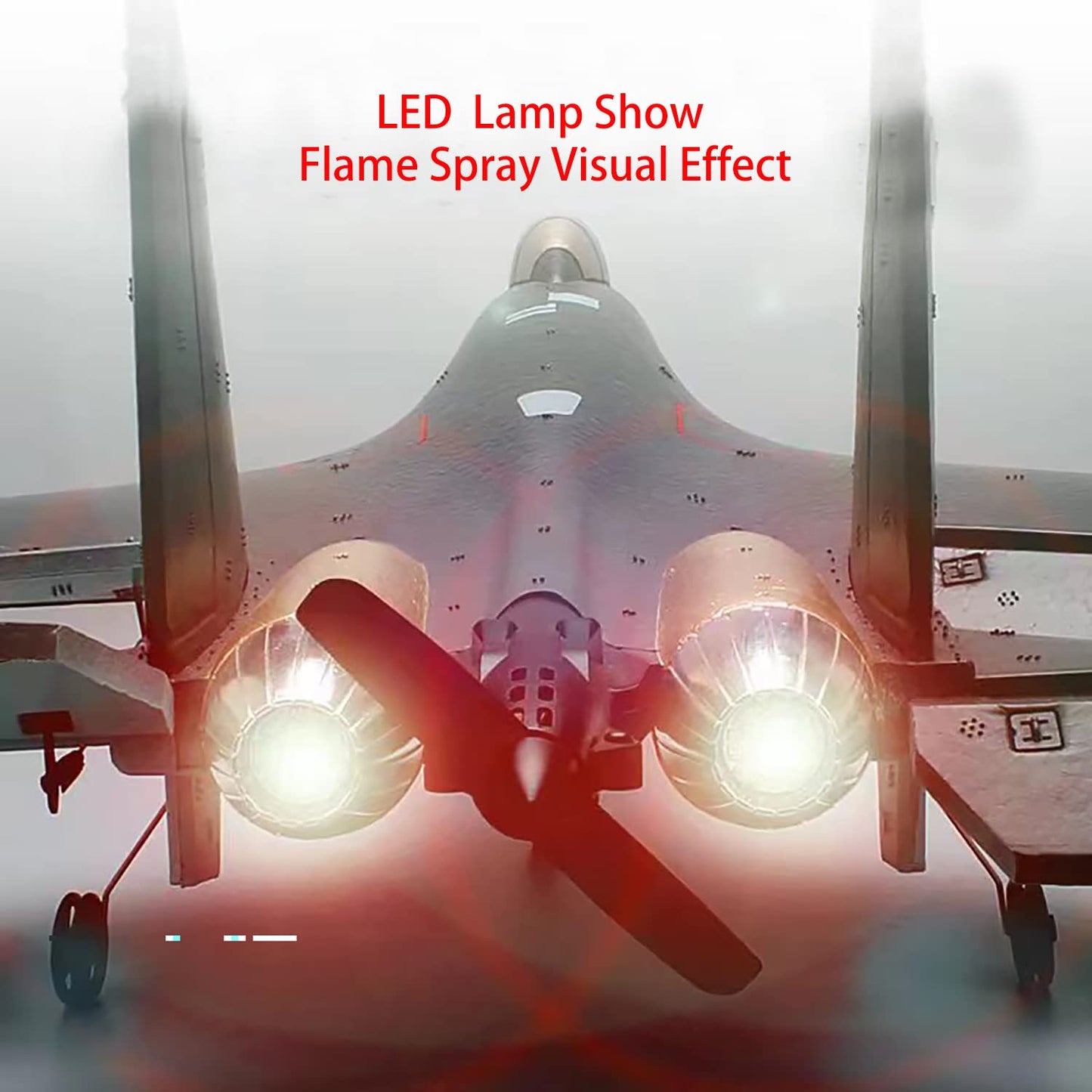 PLRB TOYS RC Plane Remote Control Airplane RTF 4CH Brushless Tail Motor 3D / 6D Stunt Function SU35 Jet Aircraft with Hobby Mode