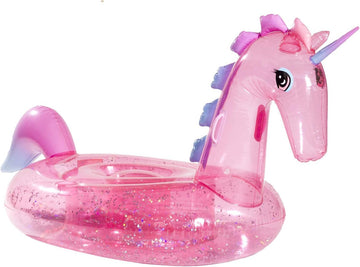 Funboy Giant Inflatable Glitter Unicorn, Luxury Float For Summer Pool Parties And Entertainment
