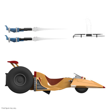 Super7 Ultimates Silverhawks Space Racer - 7'' Silverhawks Action Figure With Accessories Classic Cartoon Collectibles And Retro