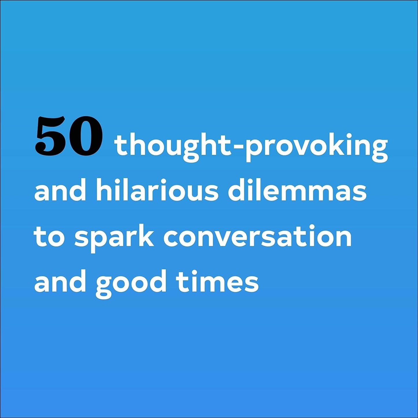 Chronicle Books After Dinner Amusements Card Game - 50 Amusing Dilemmas, 2.5 Inch, Paper - Perfect Gift for Adults and Family