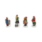 Moments In Time Set Of 4 Hand-Painted Polyresin Christmas Village Figures