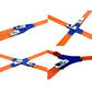 Hot Wheels Compatible Track Add-On Pack - Eco-Friendly Pla Plastic, Versatile Track Layout Pieces (Blue)