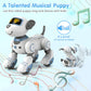 Vatos Remote Control Robot Dog Toy For Kids - Interactive Touch & Follow 17 Functions Robot Dog Pet, Programmable Smart Walking Puppy Intelligent Dancing Dog Robot Toys For Girls 3-12 Gifts