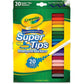 lovithanko Crayola 588106 Washable Super Tips Markers, Assorted Colors, 20 Count Set