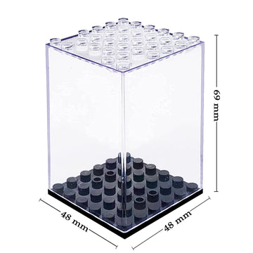 Minifigures Display Case, Acrylic Building Block Display Box, Action Figure Toys Storage For Lego Minifigure, Fit For Lego Lover