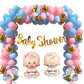 FI  FLICK IN 93 Pcs Baby Shower Decoration Items Balloon Decoration for Baby Shower Balloon Arch Garland Kit Foil Balloons Phot