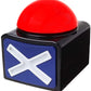 Ribosy Game Answer Buzzer, Game Buzzer With Lights And Sound Trivia Quiz Got Talent Buzzer, Buzzer Buttons For Game Show (Red-Black (1 Pack))