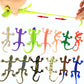 8 Pcs Mini Lizards Toys For Kid, Realistic Rubber Lizard Set, Super Stretches Material Tpr With Bag Lizard Figure Bathtub Toy Iguana Chameleon Dragon